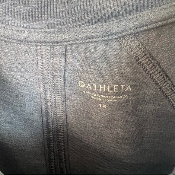 Athleta Farallon Heathered Scoop Neck Long Sleeve Women’s Sweater - DRAFT - Picture 4 of 7